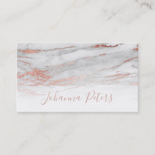 rozen goudsteen visitekaartje (Voorkant)