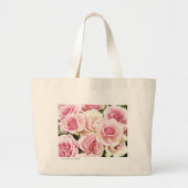 Rozen Grote Tote Bag (Voorkant)