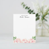  Rozen Hartelijk dank Bedankkaart (Staand voorkant)