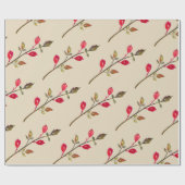 Rozen heup, kruidendragend papier (Vlak)