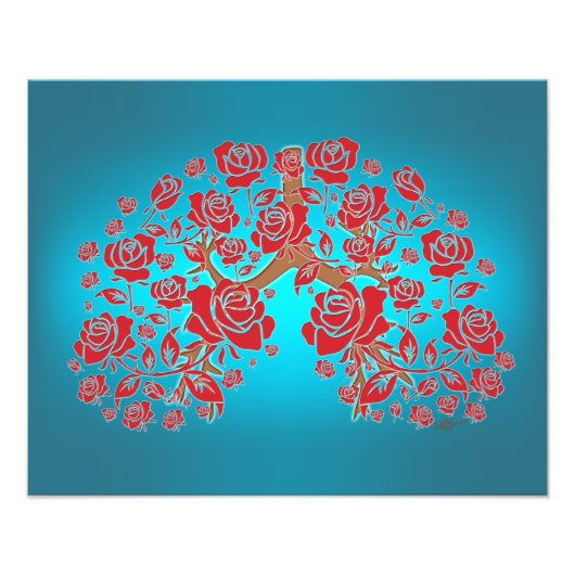 Rozen & Hoop Foto Afdruk (Voorkant)