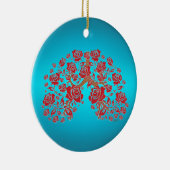 Rozen & Hoop Keramisch Ornament (Rechts)