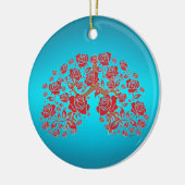 Rozen & Hoop Keramisch Ornament (Links)