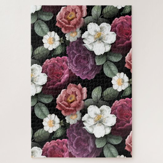  Rozen Illustratie bloemen Kunst Legpuzzel (Verticaal)