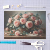 Rozen in Blush Pink Decoupage Tissuepapier (Craft)