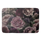 Rozen in Bourgogne en roze botanisch Badmat (Voorkant)
