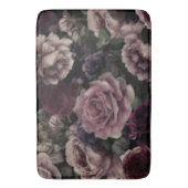 Rozen in Bourgogne en roze botanisch Badmat (Voorkant Verticaal)