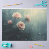 Rozen in de mist Moody Decoupage Tissuepapier (Craft)