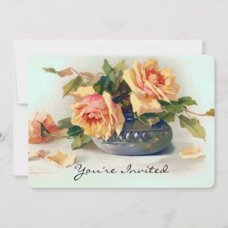 Rozen in een Bowl-Vrijgezellenfeest Kaart