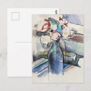 Rozen in een Fles van Paul Cézanne (PERSONALIZE) Briefkaart