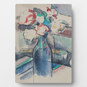 Rozen in een flesje van Paul Cezanne Fotoplaat