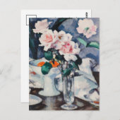 Rozen in een glazen vaas | Samuel John Peploe Briefkaart (Voorkant / Achterkant)