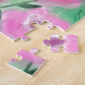 Rozen in een  tuin legpuzzel (Zijkant)