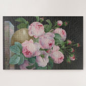 Rozen in een vaas – Pierre Joseph Redouté Legpuzzel (Horizontaal)