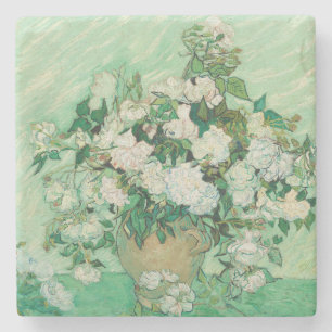 Rozen in een vaas van Vincent van Gogh Stenen Onderzetter
