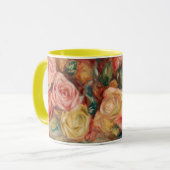 Rozen in een Vase door Pierre Renoir, Kunst Mok (Voorkant links)