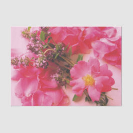 Rozen in het Thyme-TISSUE WRAP PAPIER