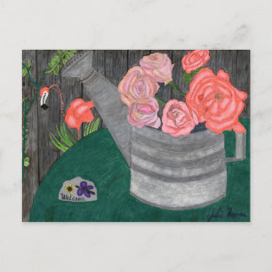 Rozen in water kunnen Briefkaarten