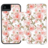 Rozen Incipio iPhone Portemonnee Hoesje (Agenda Open)