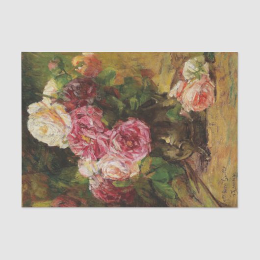 Rozen IV van Georges Jeannin Tissue Paper Tissuepapier (Voorkant)