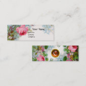 ROZEN & JASMINES MONOGRAM GEM oranje Mini Visitekaartje (Voorkant / Achterkant)