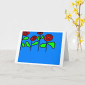 Rozen Kaart (Gele Bloem)