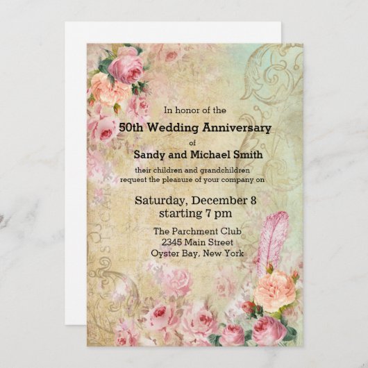  Rozen Kaart (Voorkant / Achterkant)