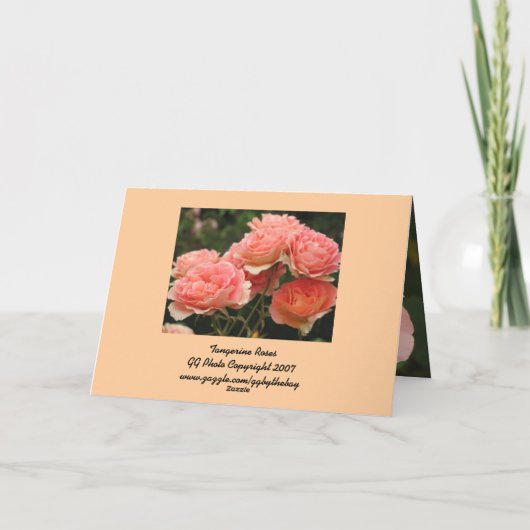 Rozen kaart (Achterkant)