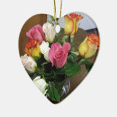 Rozen Keramisch Ornament (Links)