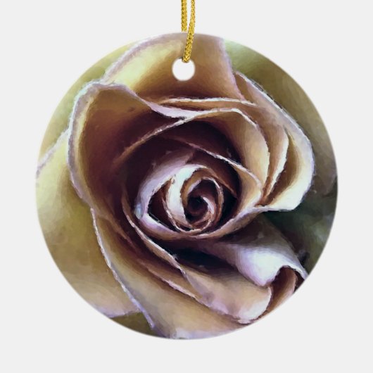 ROZEN KERAMISCH ORNAMENT (Voorkant)