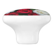 Rozen Keramische Knop (Zijkant)