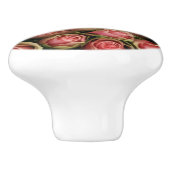 ROZEN KERAMISCHE KNOP (Zijkant)