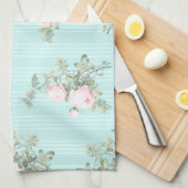 Rozen keukenhanddoeken van shabby (Quarter Fold)