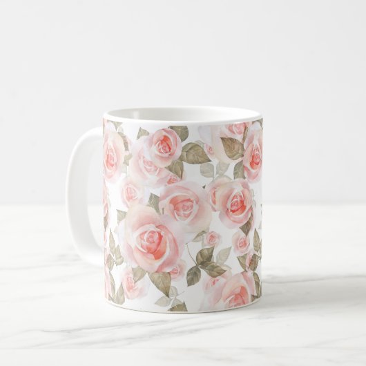 Rozen Koffiemok (Voorkant links)