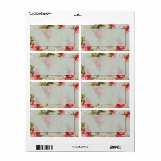 Rozen label (Full Sheet)