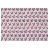  Rozen Lavendellinten Vervaagd Damask Tafelkleed (Voorkant (Horizontaal))