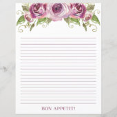 Rozen LGBTQ bruiloft Recippagina lavender (Achterkant)