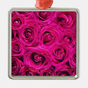 Rozen (Liefde en Romance) Metalen Ornament