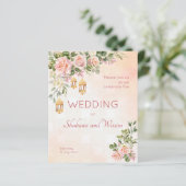 Rozen Marokkaanse lantaarns (Staand voorkant)