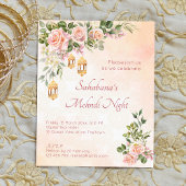 Rozen Marokkaanse lantaarns mehndi