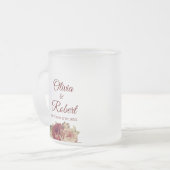  Rozen Matglas Koffiemok (Voorkant links)