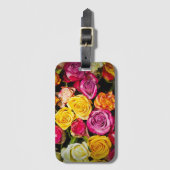 Rozen mengen bagagelabel (Voorkant (verticaal))