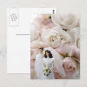 Rozen met bovenaan sluiten briefkaart (Voorkant / Achterkant)