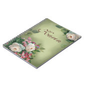 Rozen met stijl notitieboek (Linkerzijde)
