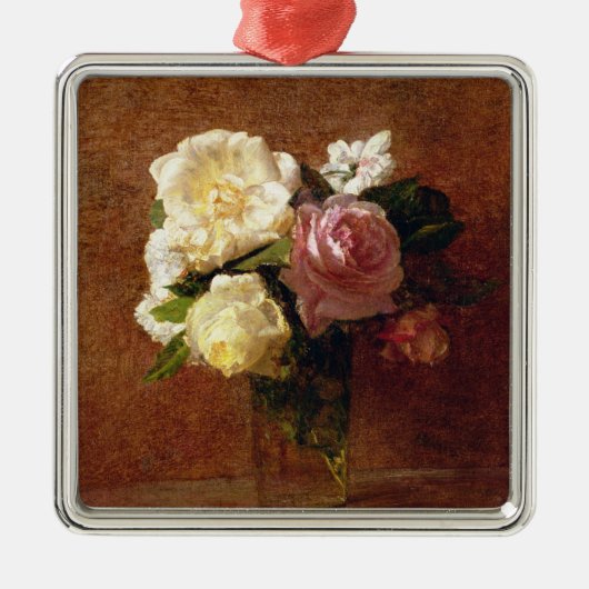 Rozen Metalen Ornament (Voorkant)