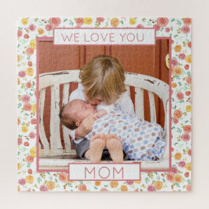  Rozen Moederdag Foto Puzzle Legpuzzel