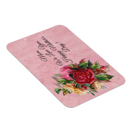 Rozen Moederdag Magnet Magneet (Rechterzijde)