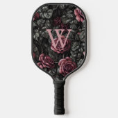  Rozen Monogram Pickleball Paddle (Voorkant)