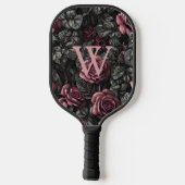  Rozen Monogram Pickleball Paddle (Achterkant)
