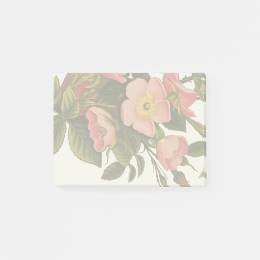  Rozen Mooi Roze Botanisch Post-it® Notes (Voorkant)